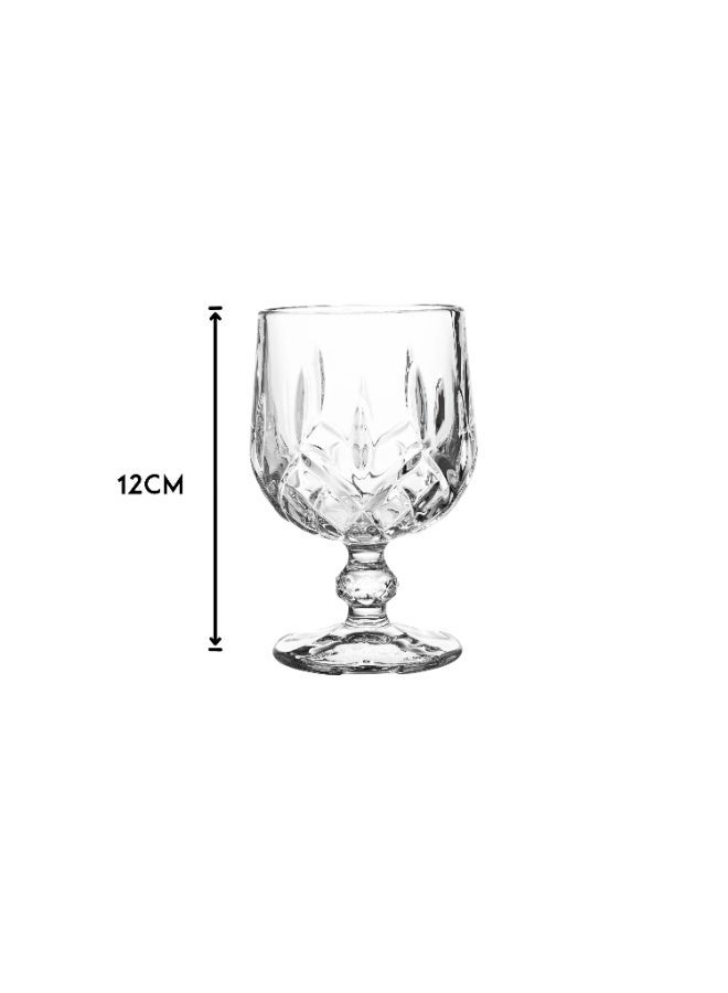 Delisoga Set of 6 Pure Glass Juice Glasses Clear 240 ml - Image 4