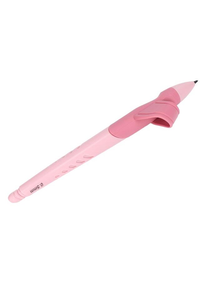 Thoraya - Mechanical Pencil 0.5mm Ergonomic Grip Posture Correction 3 Fingers Positioning Lead Pencil for Kids StudentsPink - Image 1