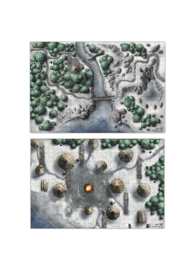 جيل فورس ناين D&D: Icewind Dale Encounter: 2 Map Set - (2X 20X30) - خرائط Tapletop الرسمية للعبة Dungeons & Dragons من Gf9 - Image 1