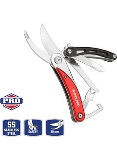 WORKPRO WP382005 4 In 1 Multifunctional Vineyard Garden Branch Pruning Shears  - Image 1