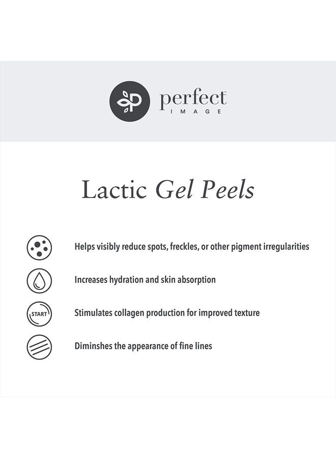 PERFECT IMAGE قناع جل حمض اللاكتيك 10%، تقشير كيميائي للوجه، مقشر كيميائي للوجه، 1.0 أونصة سائلة، 30 مل – صورة مثالية - Image 4