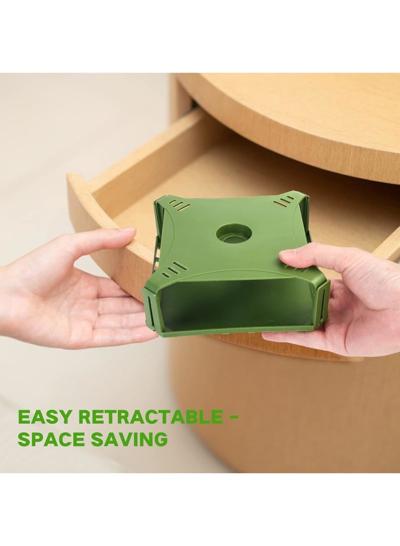 SOLARAE Electric Flea Traps for Inside Your Home (2 Packs), Retractable Flea Light Trap w/Sticky Flea Trap Refill, Ultimate Flea Fighting Solution - Image 4