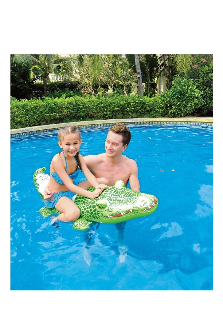INTEX Crocodile Inflatable Ride-On Float - Image 2