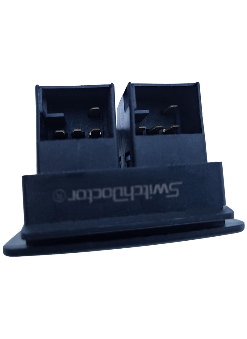 SWITCHDOCTOR SWITCHDOCTOR Window Master Switch and Front Passenger set for 1998-2007 Volkswagen Beetle (1C0959527)  - Image 2
