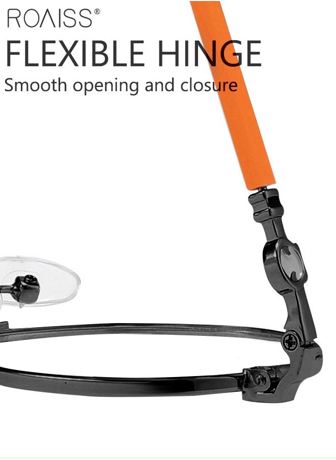 roaiss - Kids Blue Light Blocking Glasses, Anti Eyestrain Computer Glasses, Gaming Eyewear UV400 Protection with Light Weight Metal Frame for Boys Girls and Children Age 3-12, Black - Image 1