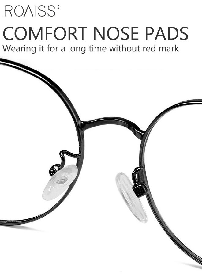 roaiss - Kids Blue Light Blocking Glasses, Anti Eyestrain Computer Glasses, Gaming Eyewear UV400 Protection with Light Weight Metal Frame for Boys Girls and Children Age 3-12, Black - Image 1