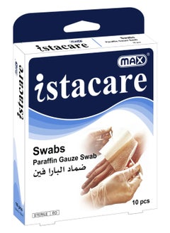 Max Max Istacare Parrafin Gauze 10X10cm 10pcs 