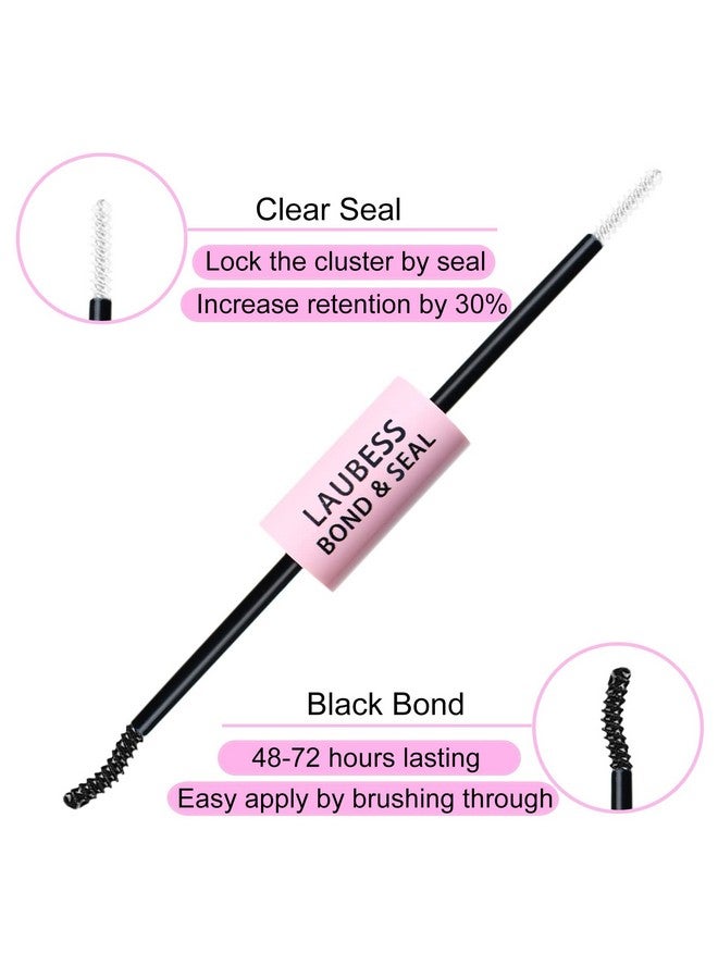 LAUBESS Lash Bond and Seal for Eyelash Extensions Cluster Lash Glue Long Lasting Eyelash Glue Waterproof DIY Lash Extension Glue Individual Lash Glue - Image 2
