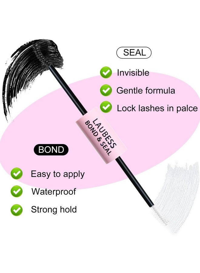 LAUBESS Lash Bond and Seal for Eyelash Extensions Cluster Lash Glue Long Lasting Eyelash Glue Waterproof DIY Lash Extension Glue Individual Lash Glue - Image 3