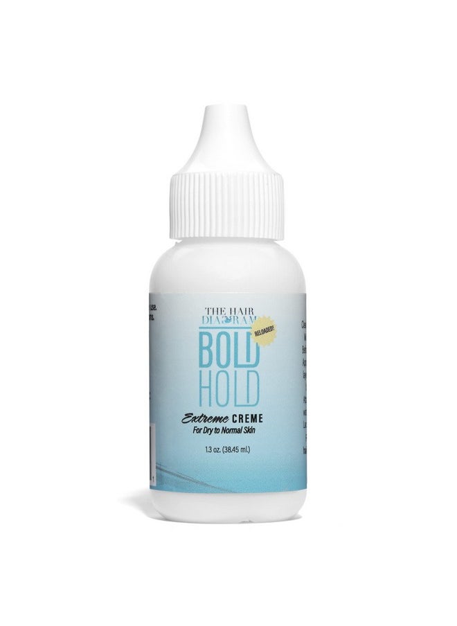 ذا هير دياجرام - - كريم Bold Hold Extreme Creme Reloaded - غراء قوي لتثبيت الشعر المستعار الأمامي الدانتيل وأنظمة الشعر - ربط غير مرئي - غير سام - بدون رائحة أو لاتكس - مقاوم للرطوبة والماء - 1.3 أونصة - Image 1