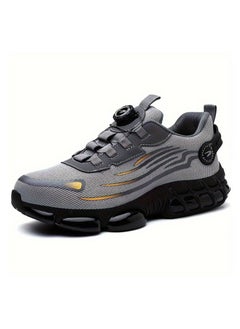 Verci Unisex Professional Steel Toe Puncture Proof Work Boots Comfy Non Slip Cushioned Shock Absorption Safety Shoes Men's Outdoor Footwear (44 EUR)  - Image 1