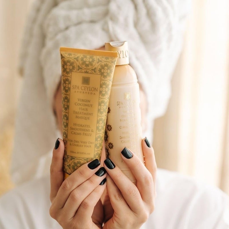 SPA CEYLON Virgin Coconut Hair Treatment Masque | Deep Conditioning | Hair Repair | 100% Vegan & Vegetarian | Best for Dry, Very Dry & Unruly Hair - Image 3