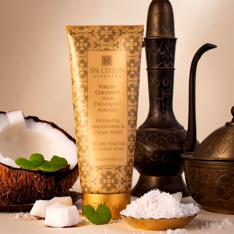 SPA CEYLON Virgin Coconut Hair Treatment Masque | Deep Conditioning | Hair Repair | 100% Vegan & Vegetarian | Best for Dry, Very Dry & Unruly Hair - Image 2