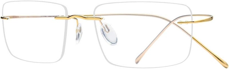 FONEX Titanium Glasses Frame,Rimless Frameless Optical Eyewear Eyeglasses for Men and Women F85634 - Image 4