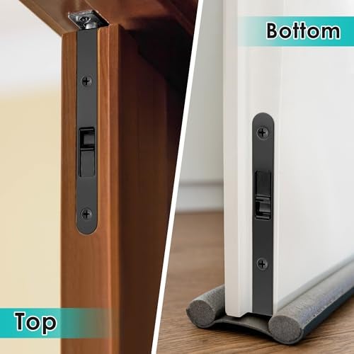 Ceoighe 2 Pack 7 Inch Flush Bolt for Double Door, Heavy Duty Chrome Plating Flush Latch Bolts, French Lock for Opening and Composite Wood Double Dummy Door (Oil Rubbed Bronze) - Image 2