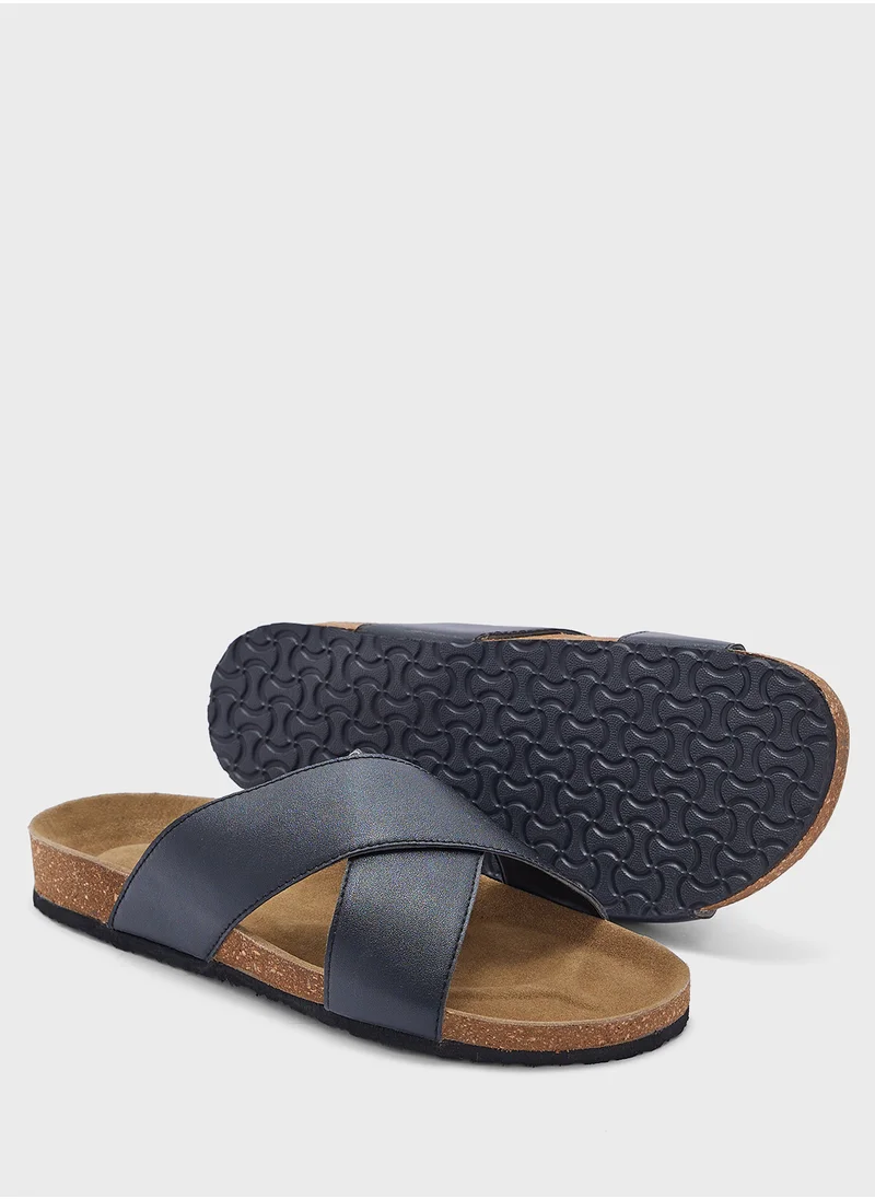 روبرت وود Arch Support Cross Strap Sandals