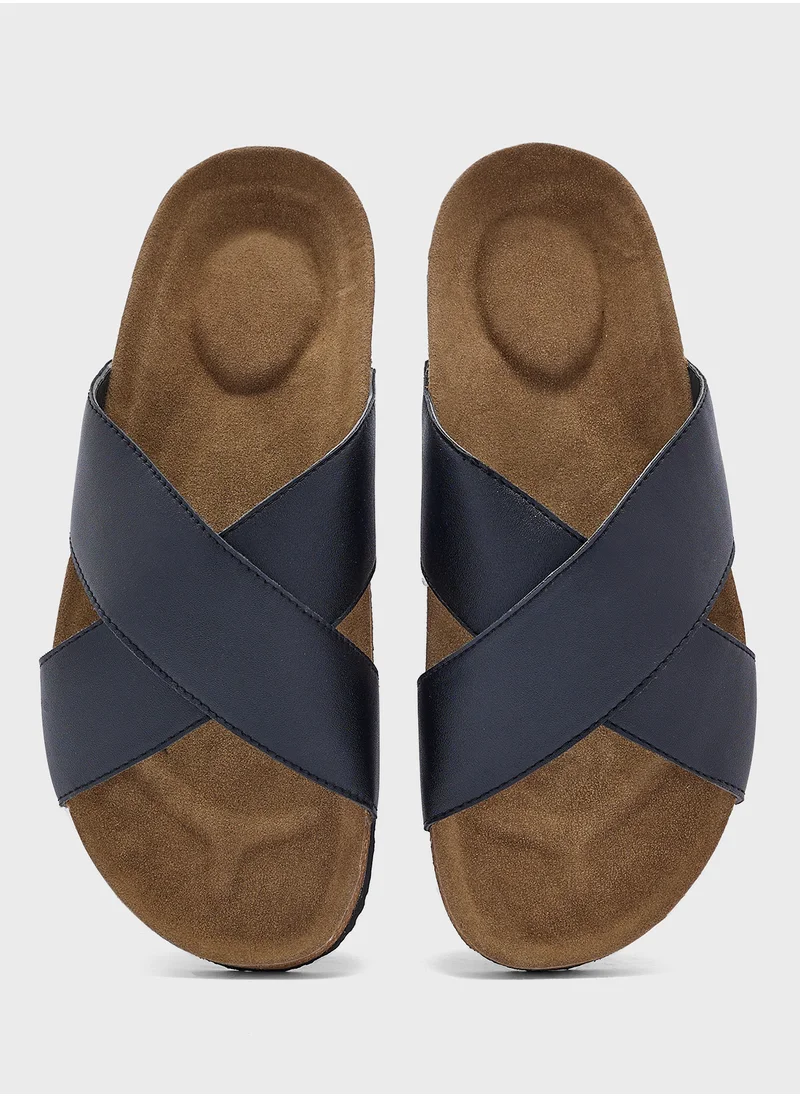 روبرت وود Arch Support Cross Strap Sandals