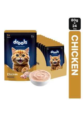 Chicken Cat Wet Food Mousse Pack of 24