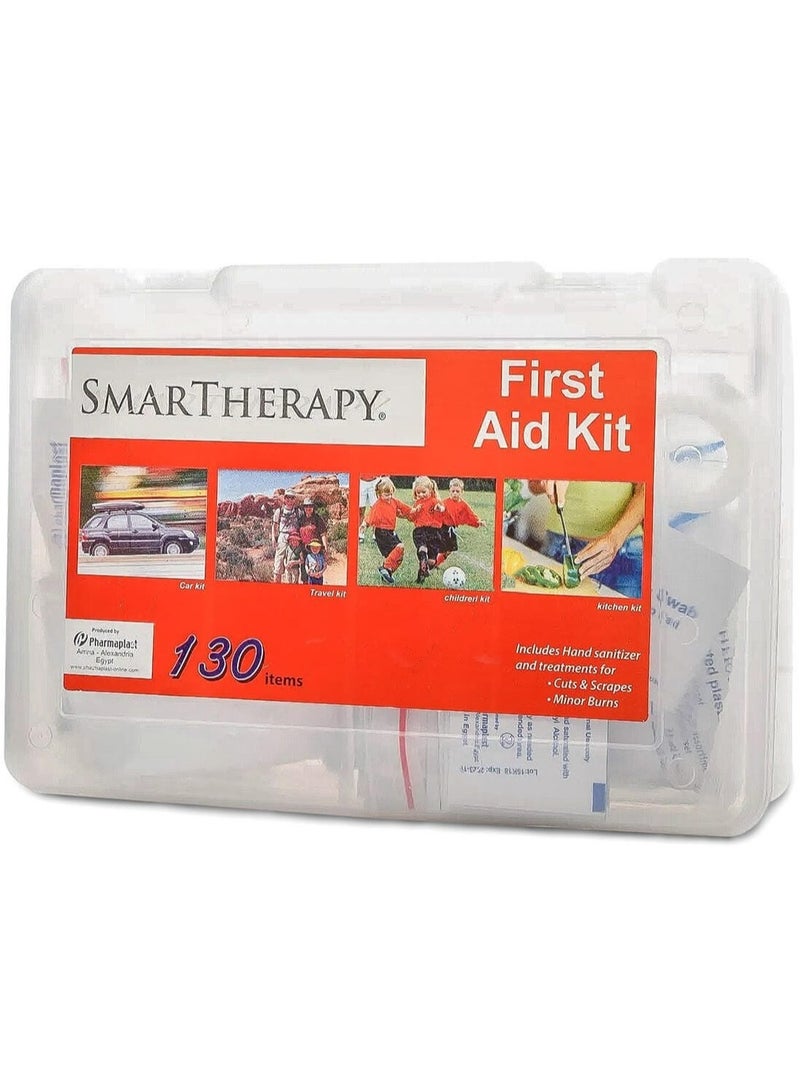 Smart Therapy 130-Piece First Aid Kit for Emergency Injuries Anywhere - Image 1