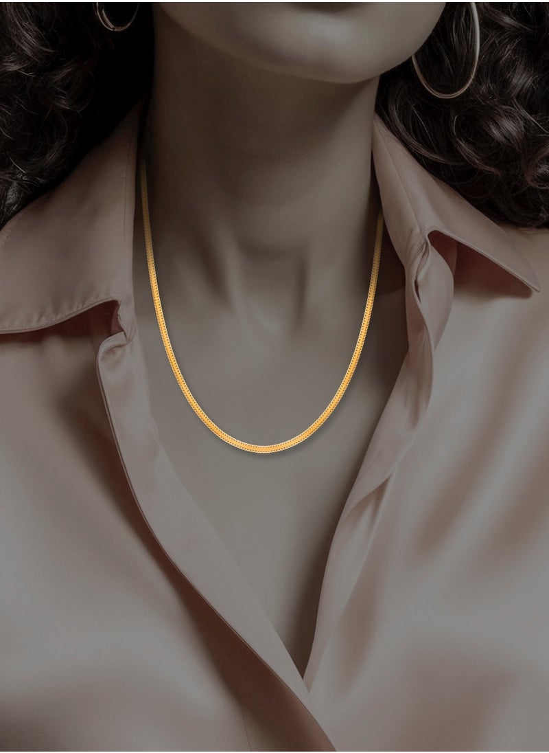 BAFLEH JEWELLERY - 22kt Gold Infinity Chain – A Symbol of Endless Elegance - Image 1