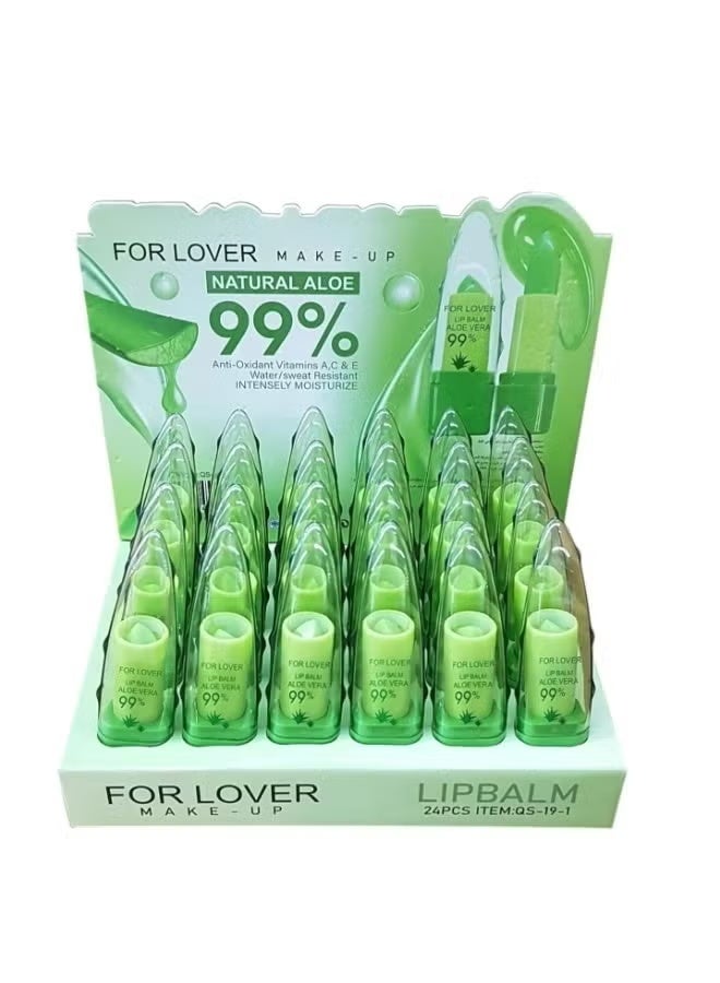 FOR LOVER Lover Aloe Vera Dry Lip Balm 24 pcs - Image 2