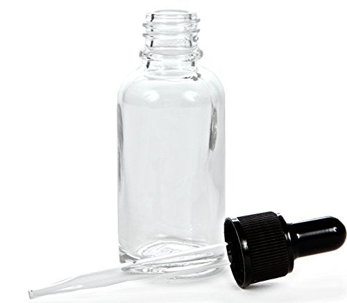 Vivaplex, 12, Clear, 1 oz Glass Bottles, with Glass Eye Droppers - Image 5