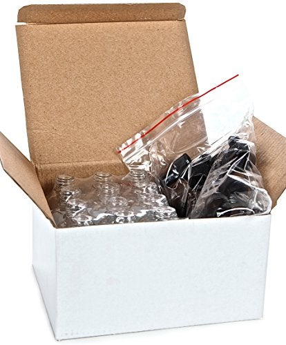 Vivaplex, 12, Clear, 1 oz Glass Bottles, with Glass Eye Droppers - Image 3