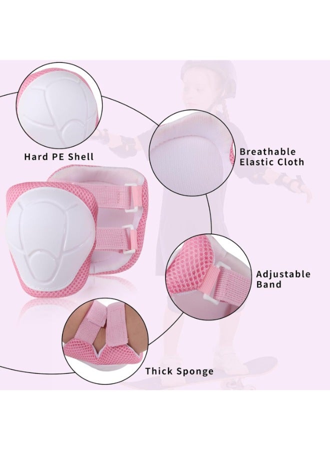 مجموعة خوذة دراجة للأطفال 7 في 1 | معدات أمان قابلة للتعديل لركوب الدراجات والتزلج والتزلج | حماية متميزة للبنين والبنات | تنفس، سهلة التنظيف، تأثير قوي - Image 4