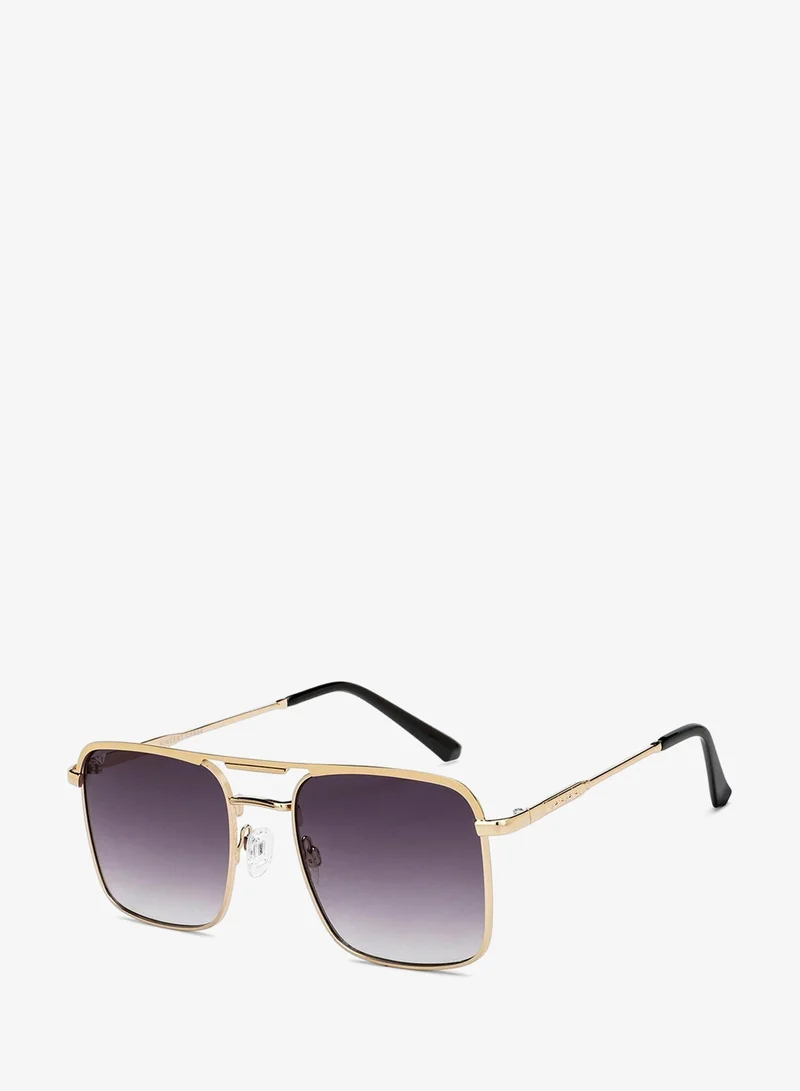 VINCENT CHASE Unisex UV Protection Square Sunglasses - VC S15800 - Lens Size: 53 Mm