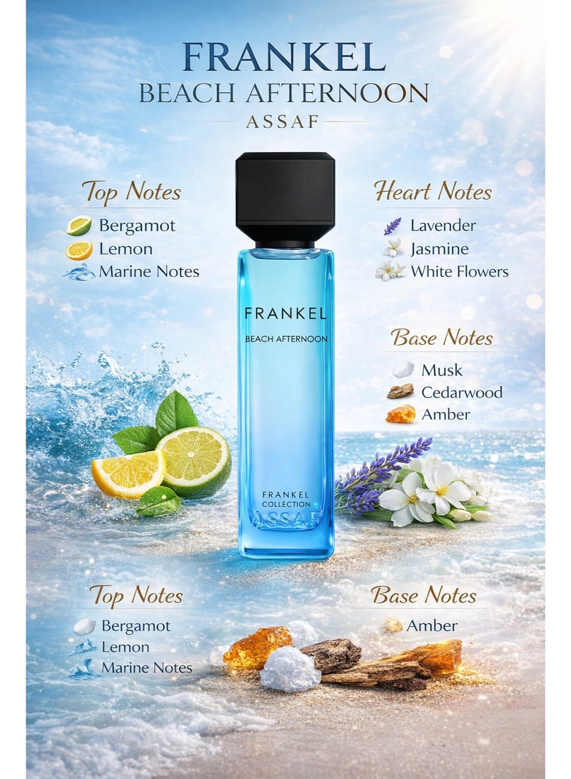 عساف ASSAF Frankel Beach Afternoon Eau de Parfum for Unisex 200ml - Image 2