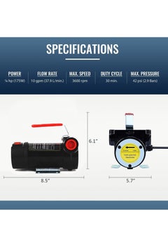 BOSS LIFE STYLE Diesel Transfer Pump, 12 Volt Fuel Transfer Pump DC 10GPM Diesel Pump for Transferring Diesel, Kerosene, Machine, Transformer Oil, Electric Diesel Fuel Transfer Pump Kit  - Image 2