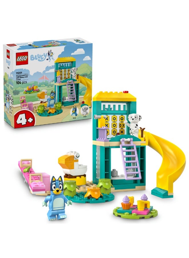LEGO Bluey Playground Fun with Bluey and Chloe 11201 (104) Pieces - Image 1