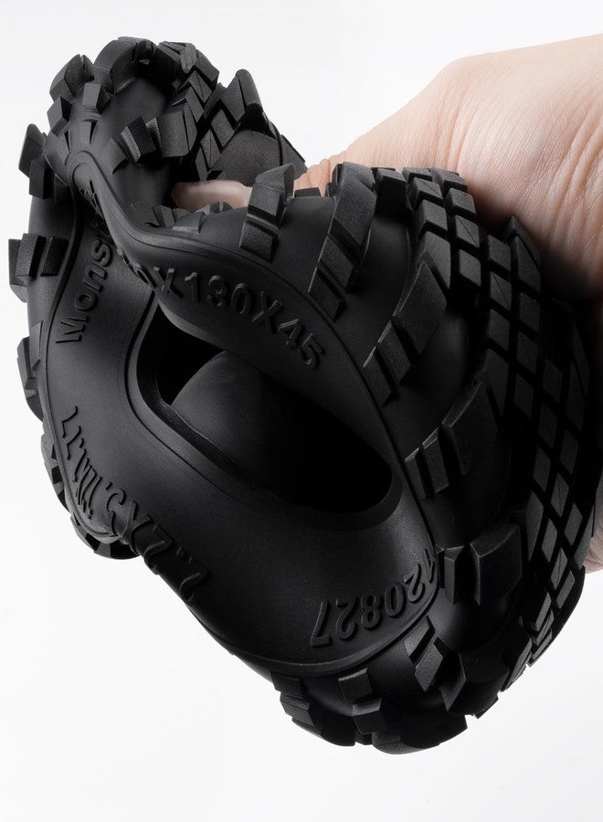 MORFUM 4PCS 2.2" Crawler Mud Terrain Wheel Tires Swamp Claw Mud Terrain Tires Set Compatible with 1/10 Traxxas TRX4 Wraith D90 SCX10 AXIAL TF2 RC Rock Crawler - Image 3