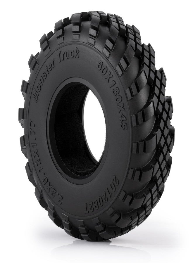 MORFUM 4PCS 2.2" Crawler Mud Terrain Wheel Tires Swamp Claw Mud Terrain Tires Set Compatible with 1/10 Traxxas TRX4 Wraith D90 SCX10 AXIAL TF2 RC Rock Crawler - Image 4
