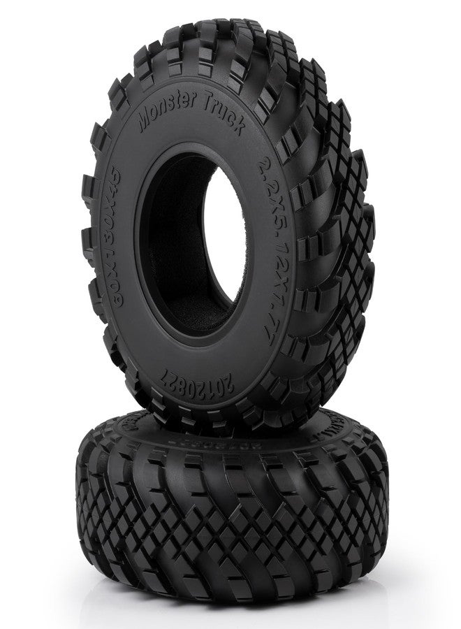 MORFUM 4PCS 2.2" Crawler Mud Terrain Wheel Tires Swamp Claw Mud Terrain Tires Set Compatible with 1/10 Traxxas TRX4 Wraith D90 SCX10 AXIAL TF2 RC Rock Crawler - Image 5