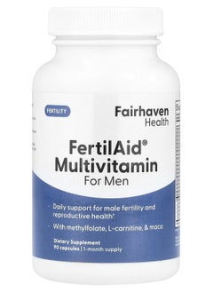 fairhaven health FertilAid for Men 90 Capsules  - Image 1