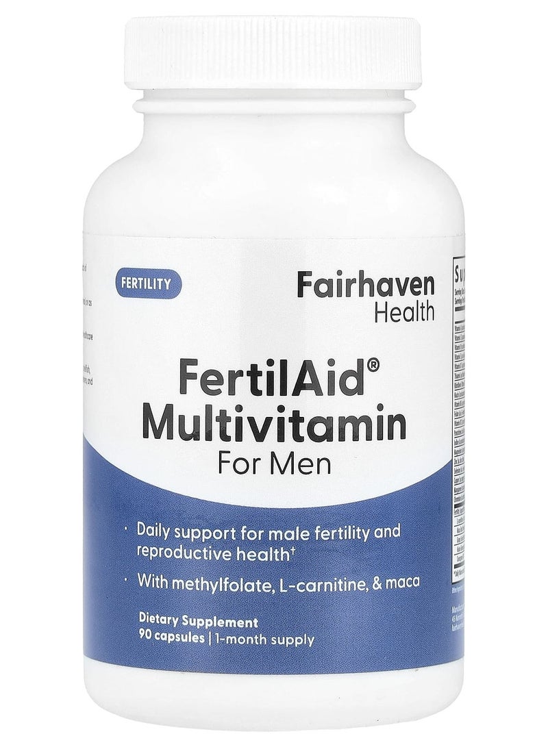fairhaven health FertilAid for Men 90 Capsules  - Image 1