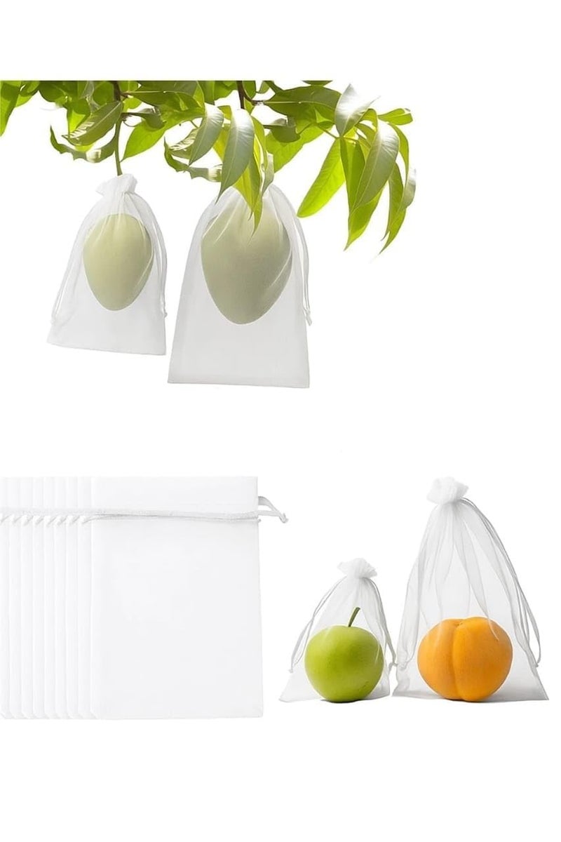 ZIMBLE Protection Net Bags for Mango, Guava & Pomegranate | Reusable Insect Cover Mesh for Garden & Tree Plants | Breathable Anti-Insect Netting for Farm Use (20) - Image 1