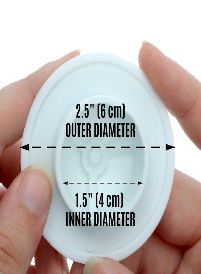SlipX Solutions Snug Plug Bath Drain Stopper Seals Tightly Around Drain (Fits 1.5 Inch Open Drains, Great for Tubs, Easy Push Open/Close Design) - Image 4