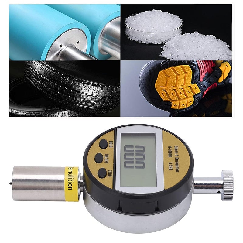 مقياس صلابة رقمي محمول، دوrometer، نطاق من 0 إلى 100 درجة، مصنوع من الحديد المتين - Image 4