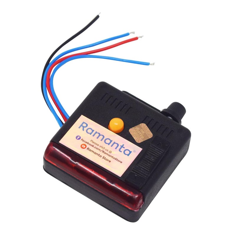 Ramanta RMT441 Horn Tuner 4-Wire Melody Maker 8-in-1 Electric Horn Tuner (Black, 1 PC) | For Car, Vans, Sumo, Jeeps, Tractors and Motor Cycles, etc. | Black - Image 1