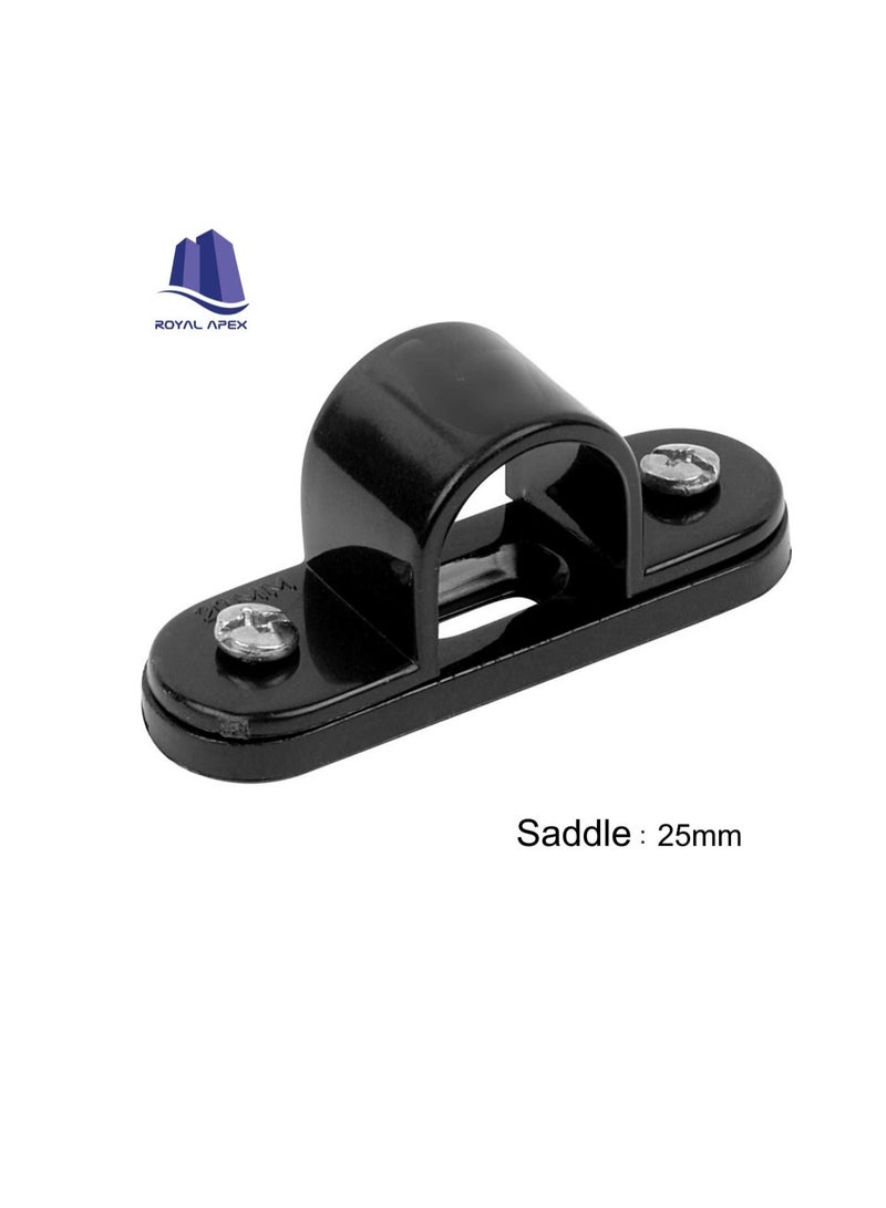 PVC Electrical Conduit Pipe & Fittings for Indoor and Outdoor Electrical Wiring and Cabling (Pack of 10) (25mm, Saddle) - Image 3
