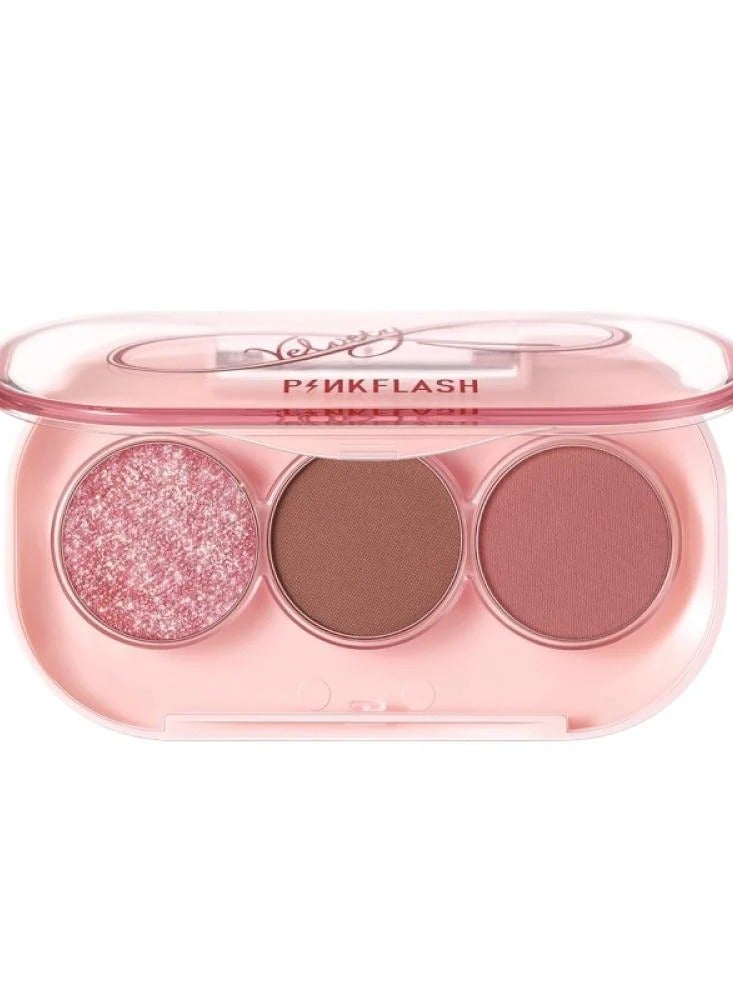 Pink Flash Eyeshadow Trio PK03  PF-E23 - Image 1