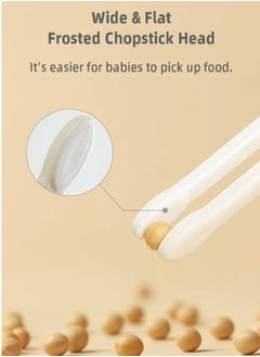 Be a better mom Training Chopsticks for Kids BPA Free Anti-dislocation Buckle Design Easy to Use Kids Chopsticks for Self Feeding Learning 1 Pair  - Image 2