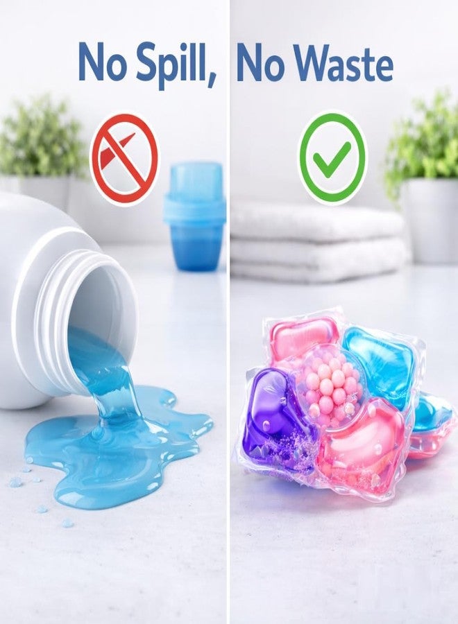 ROKTRY 5-in-1 Laundry Detergent Pods 30 Pods Commercial Mega Pack Ultra Concentrated Washing Capsules Heavy Stain Remover, Cost-Effective & Quick Dissolving Liquid Pods Universal Fit Front & Top Load - Image 4