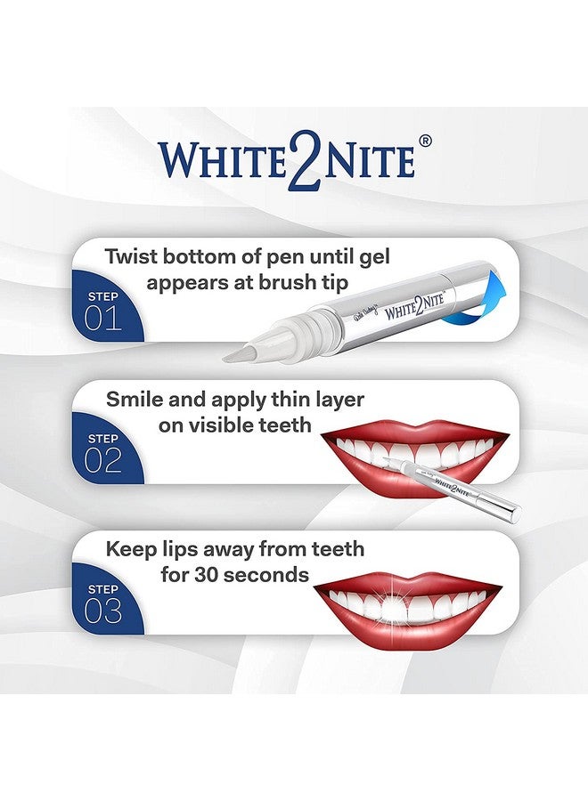 دايل أودري قلم تبييض الأسنان وايت تو نايت | جل تبييض أسنان طبيعي فائق الفعالية آمن على مينا الأسنان، بدون حساسية | تبييض منزلي احترافي يُنصح به من قِبل أطباء الأسنان | نتائج فورية - Image 4