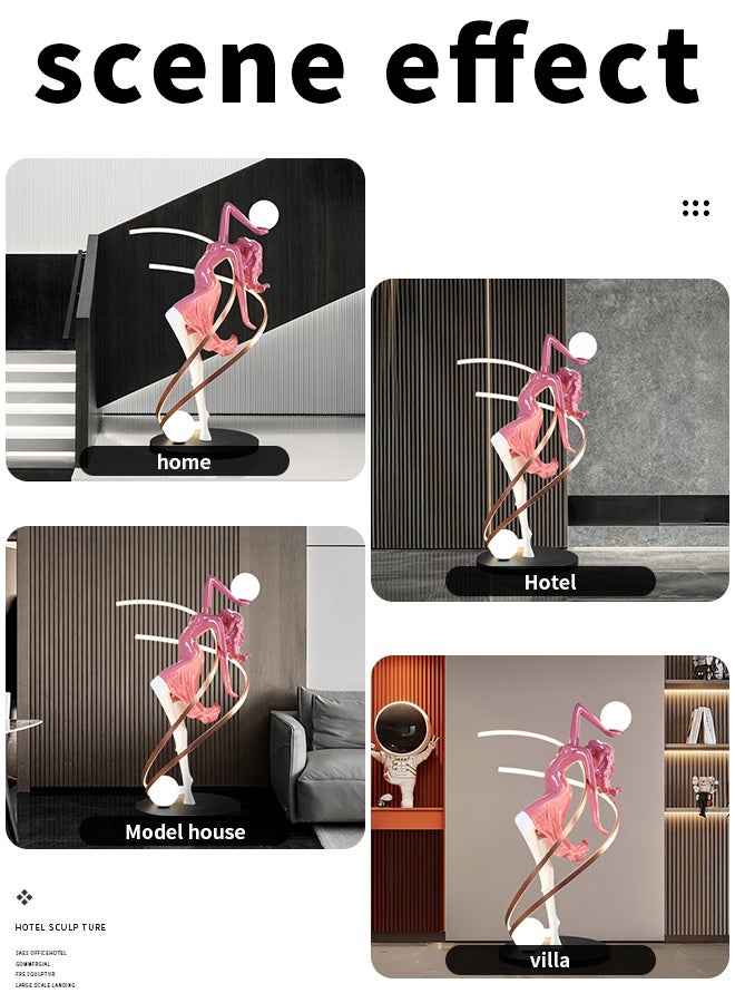 White Goddess Statue Floor Lamp  - Image 5
