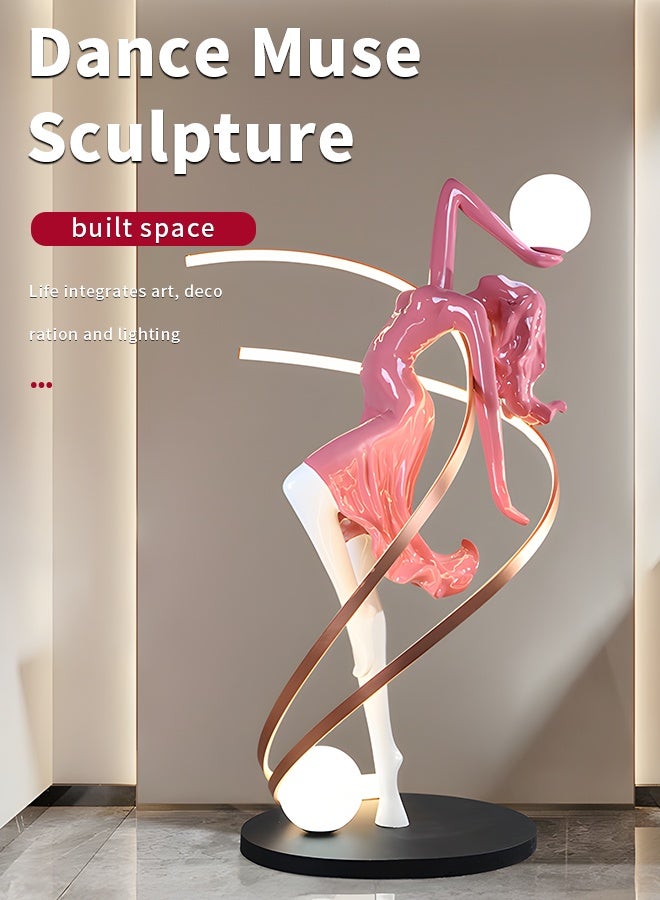 White Goddess Statue Floor Lamp  - Image 3