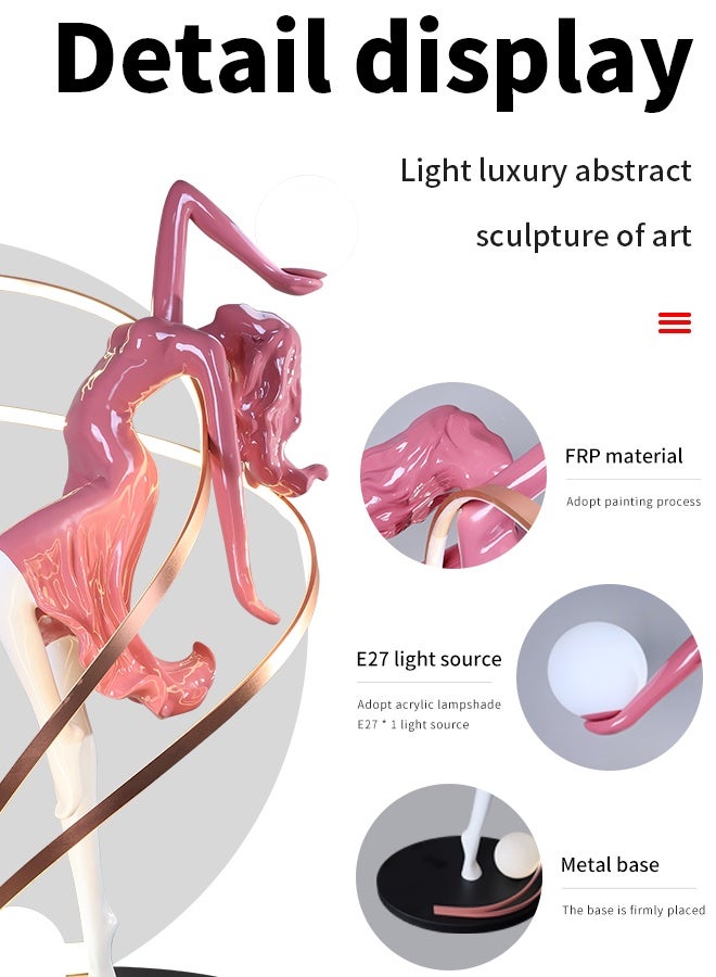 White Goddess Statue Floor Lamp  - Image 4
