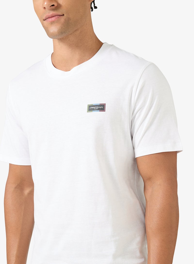 JJ Rebel Logo Regular Fit Crew Neck T-Shirt - Image 3